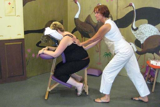 Japanse stoelmassage