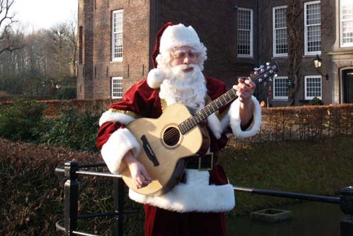 Kerst troubadour