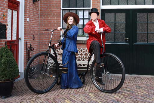 Nostalgische fietsers