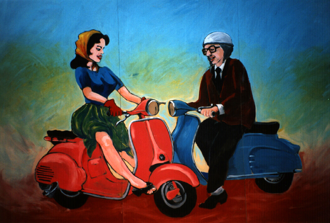 Harley en 2 scooters